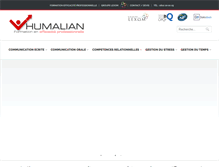 Tablet Screenshot of humalian.com
